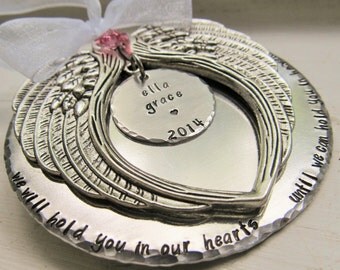 Memorial Ornament Infant Loss Memorial Personalized Ornament Memorial Gift Personalized Hand Stamped Christmas Ornament - Loss of Child