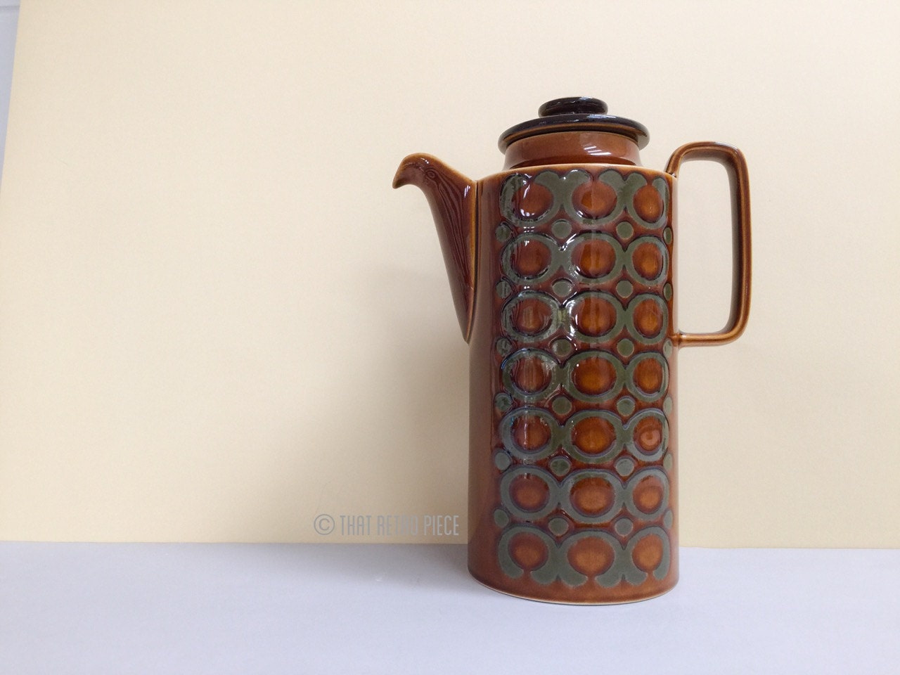 Hornsea Pottery 'Bronte' coffee / teapot c. 1974