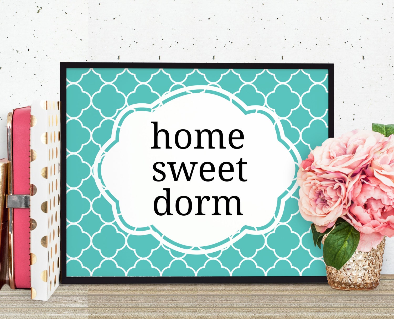 Download Graduation GIft Home Sweet Dorm Art Print Dorm by BySamantha