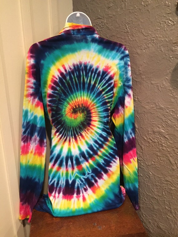 Tye dye bathrobe hand dyed bathrobe jersey 100 cotton tie