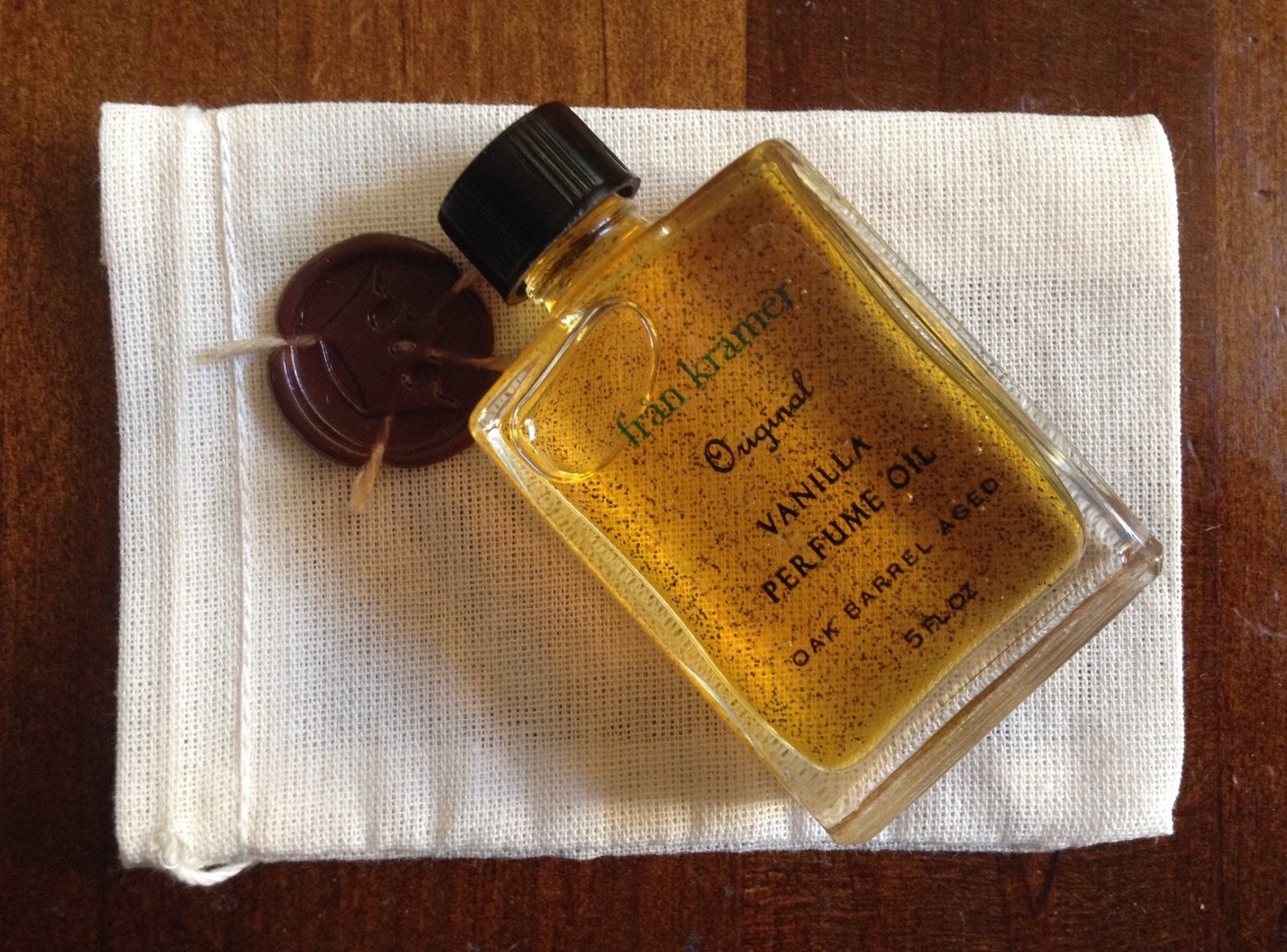 Organic Vanilla Perfume Oil / Barrel Aged Vanilla / Bourbon