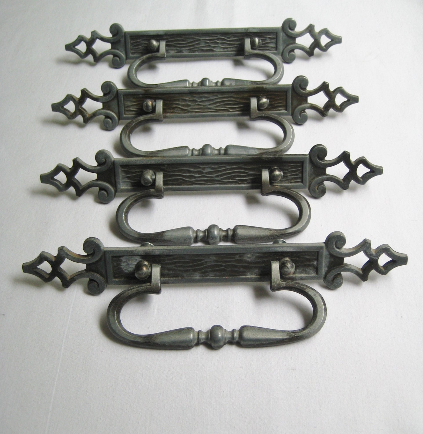 Vintage Spanish Drawer Handles Metal Mediterranean Drawer Pull 81/4