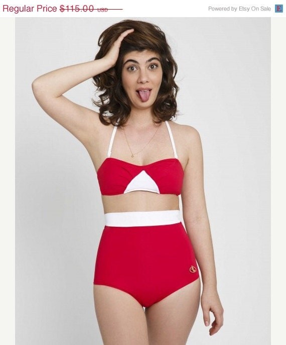 ed bikini - high waisted bikini bottoms - high waisted bathing suit - high waisted swimsuit - high waisted swimwear