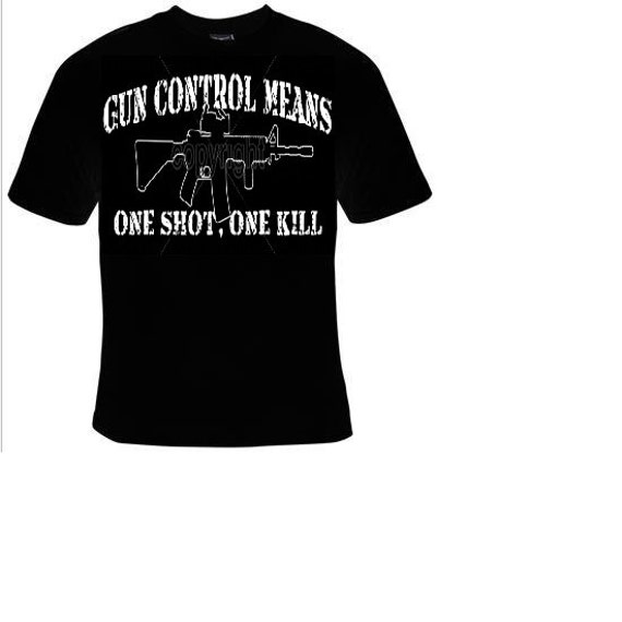 gun control tshirt cool funny tshirts gift present by gokash