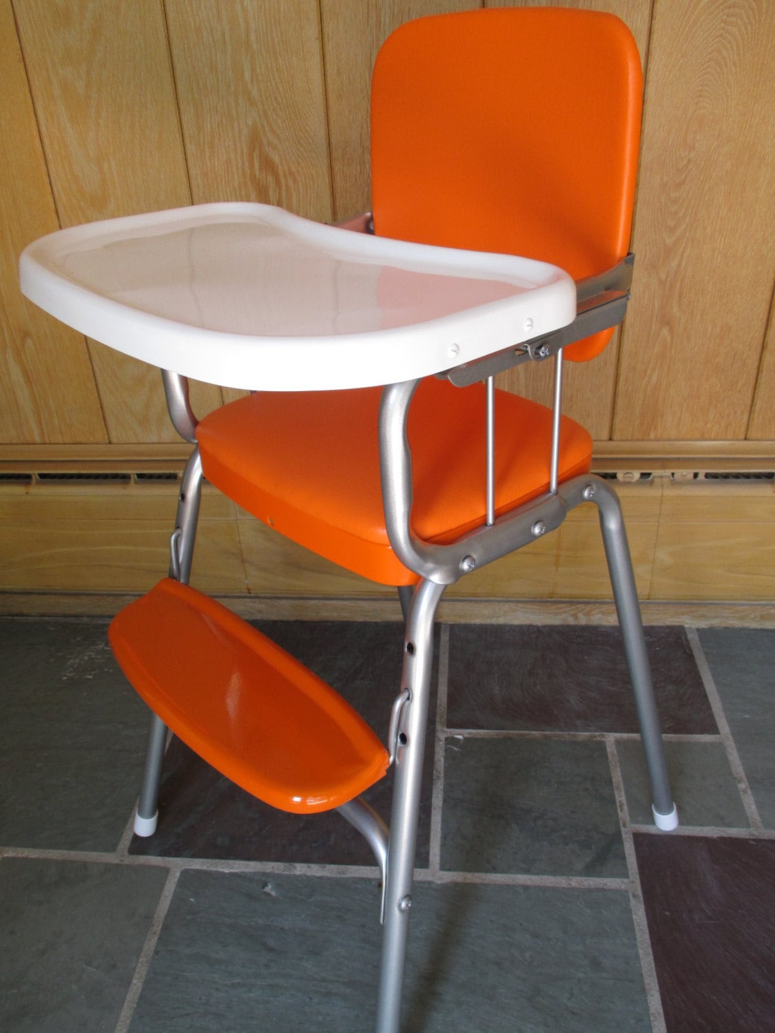 Vintage COSCO Restored Mid Century Steel Baby High Chair