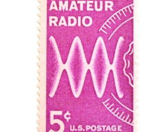 10 Unused 1964 Ham Radio // Amateur Radio - Vintage Postage Stamps Number 1260