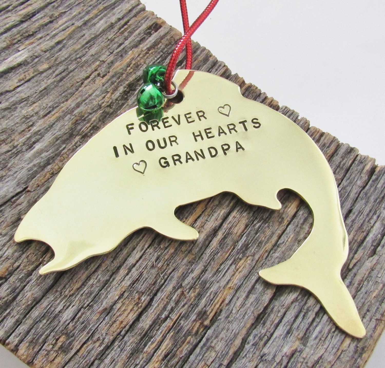 Memorial Ornament Grandpa Fishing Grandfather Remembrance