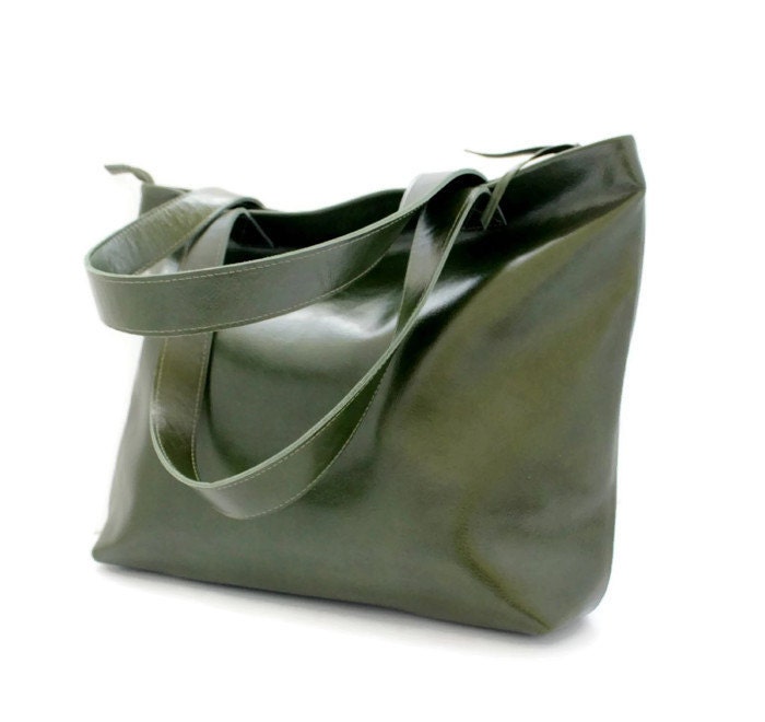 olive green tote