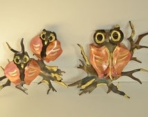 Metal Owl Wall Decor