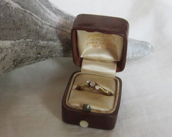Vintage 18 K Diamond Ring