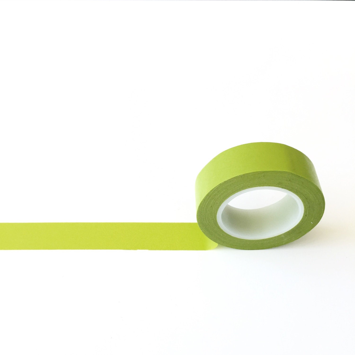 bright lime green washi tape