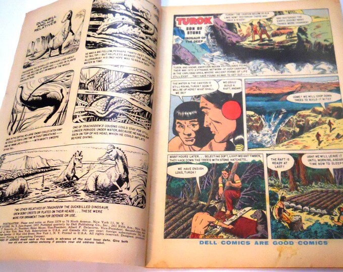 Dell Comics Turok Son of Stone #8, June-Aug, 1957, VG