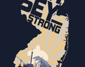New Jersey - Jersey Strong (Art Prints available in multiple sizes)