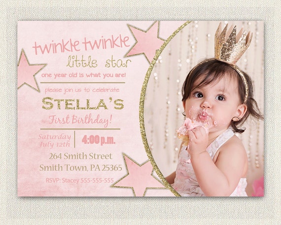 1St Birthday Picture Invitations 7