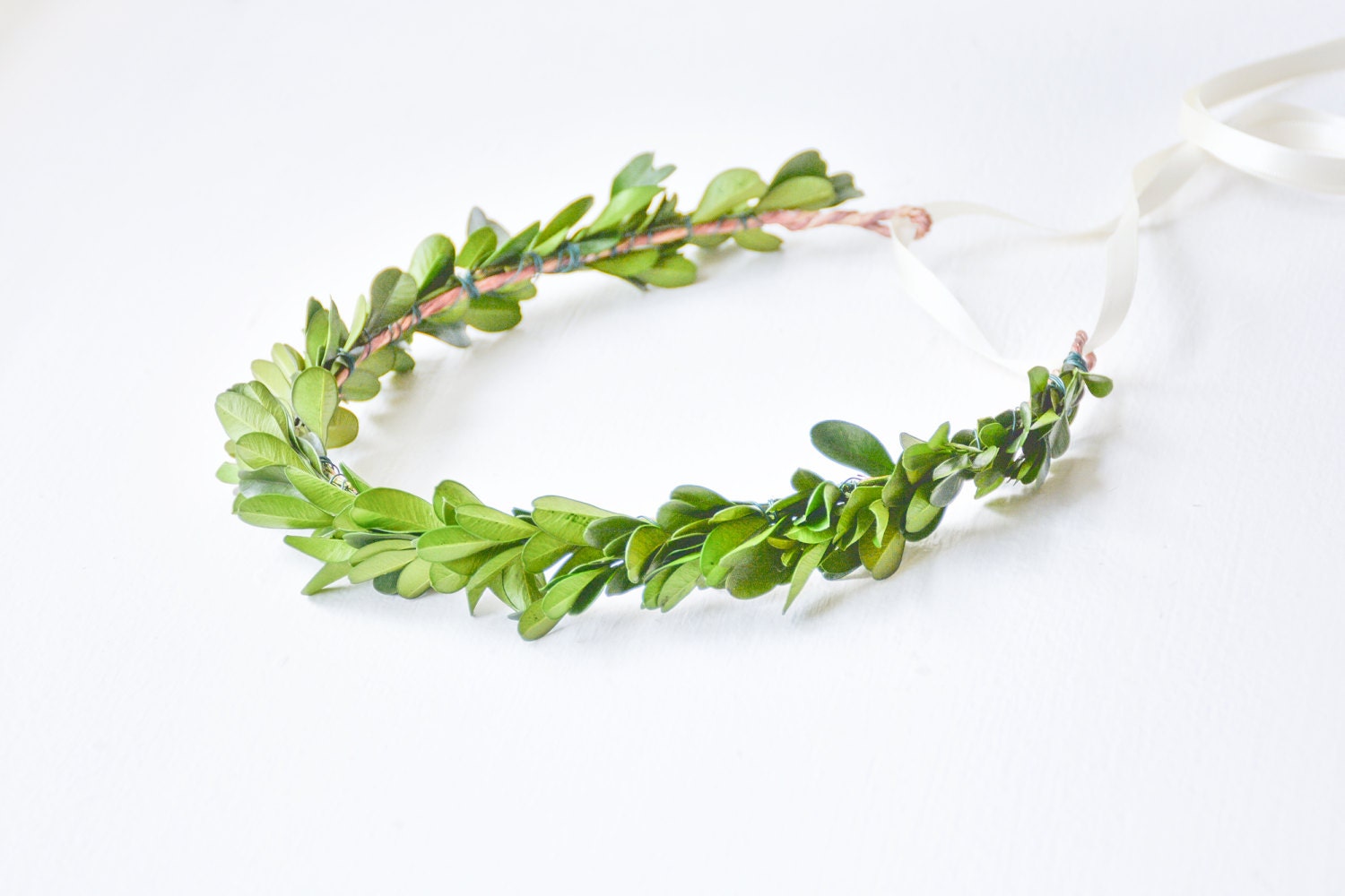leaf crown green crown green wedding crown leaf headband