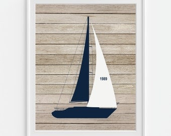 Sailboat Wall Art sailboat art | etsy Sailboat Wall Art sailboat art | etsy