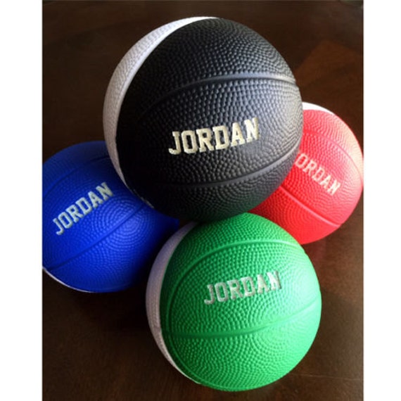 Personalized Custom Two Tone Mini Foam Basketball Groomsman