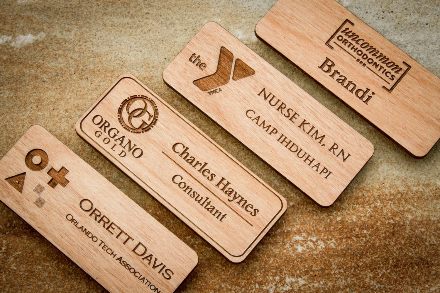 Custom Name Badges Engraved Name Tag With Logo Custom Logo
