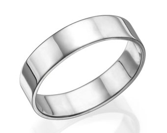 wedding bands men classic 5mm white gold shiny mens wedding band white gold wedding - Gold Wedding Rings For Men wedding bands men classic 5mm white gold shiny mens wedding band white gold wedding - Gold Wedding Rings For Men
