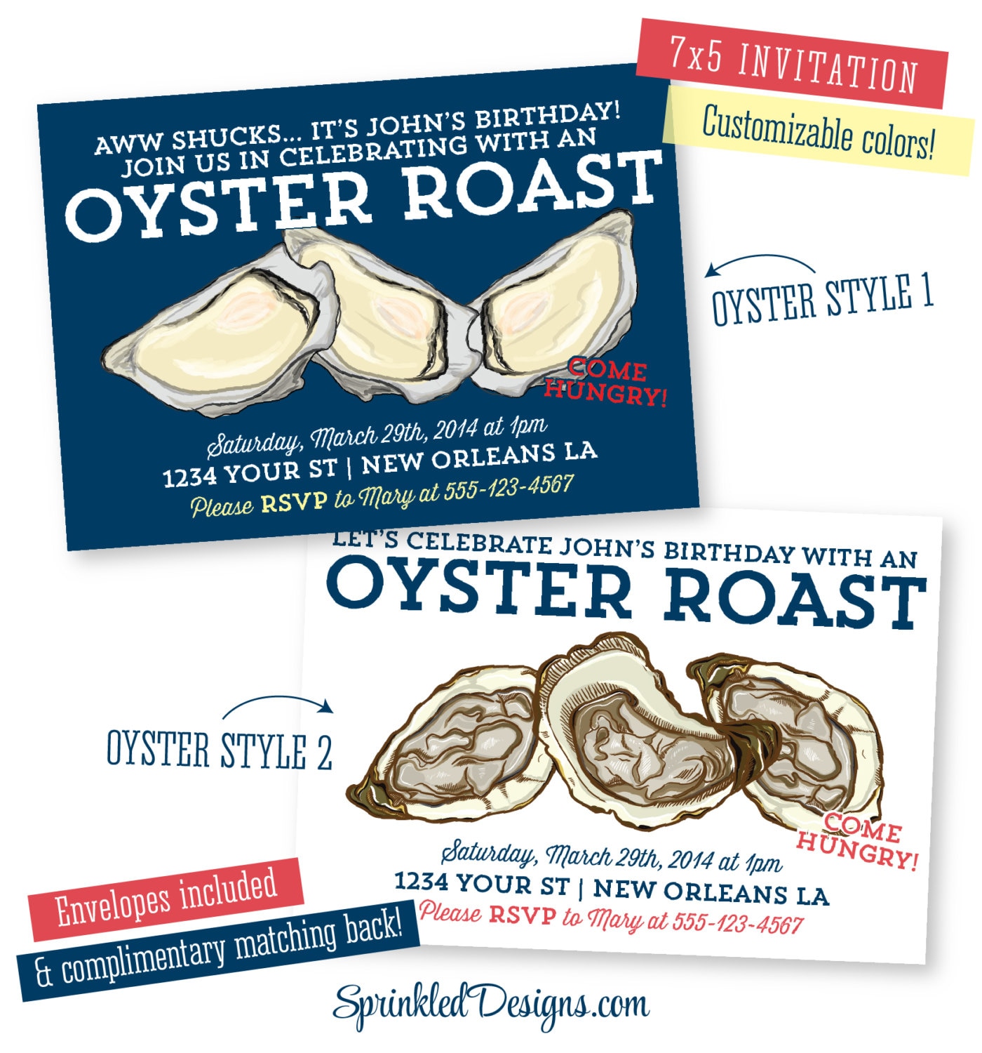 Oyster Roast Invitation 7