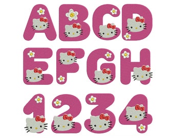 hello kitty letters etsy