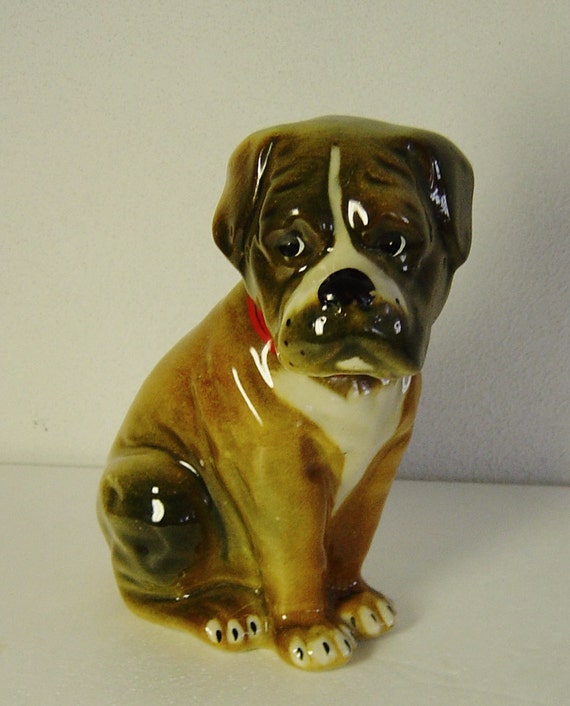 ceramic boxer statue