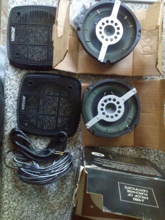 Jensen Speakers J1093 4.5 Coax Car Stereo New In Box