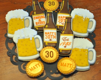 Beer Themed Cookies