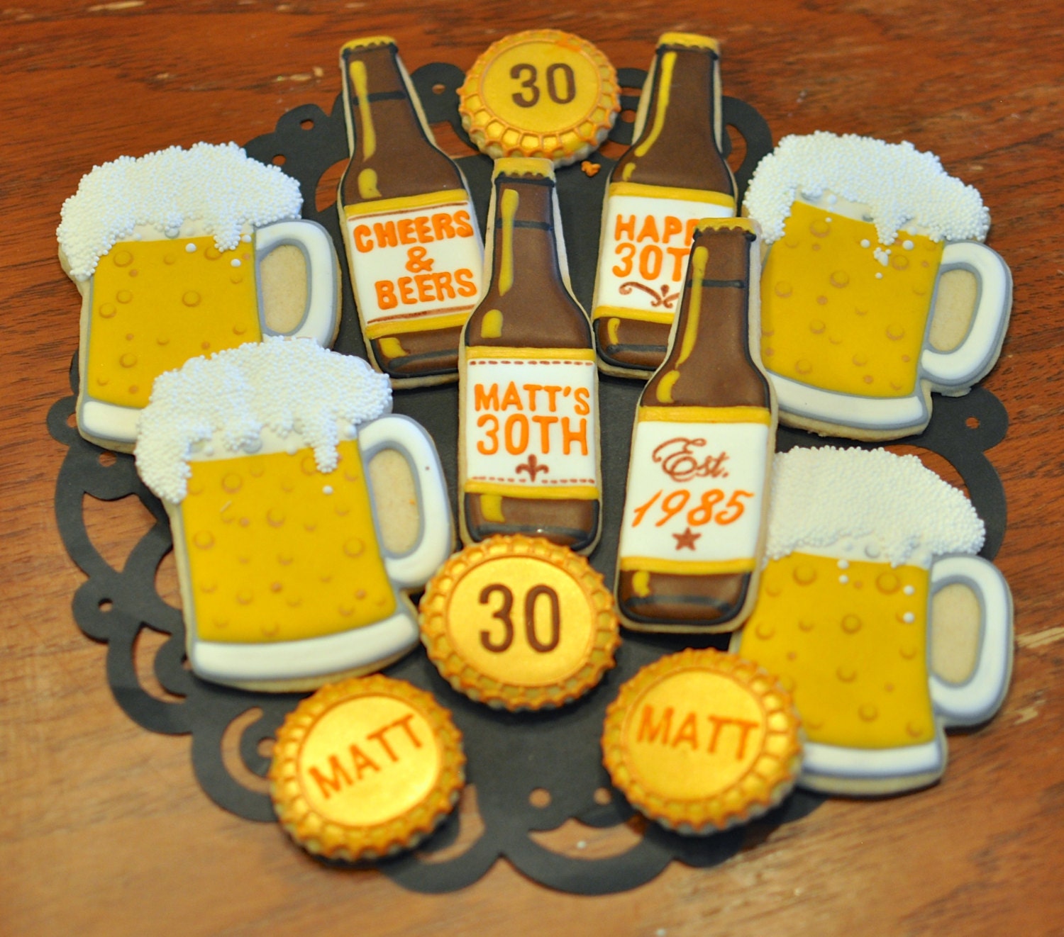 Beer Themed Cookies
