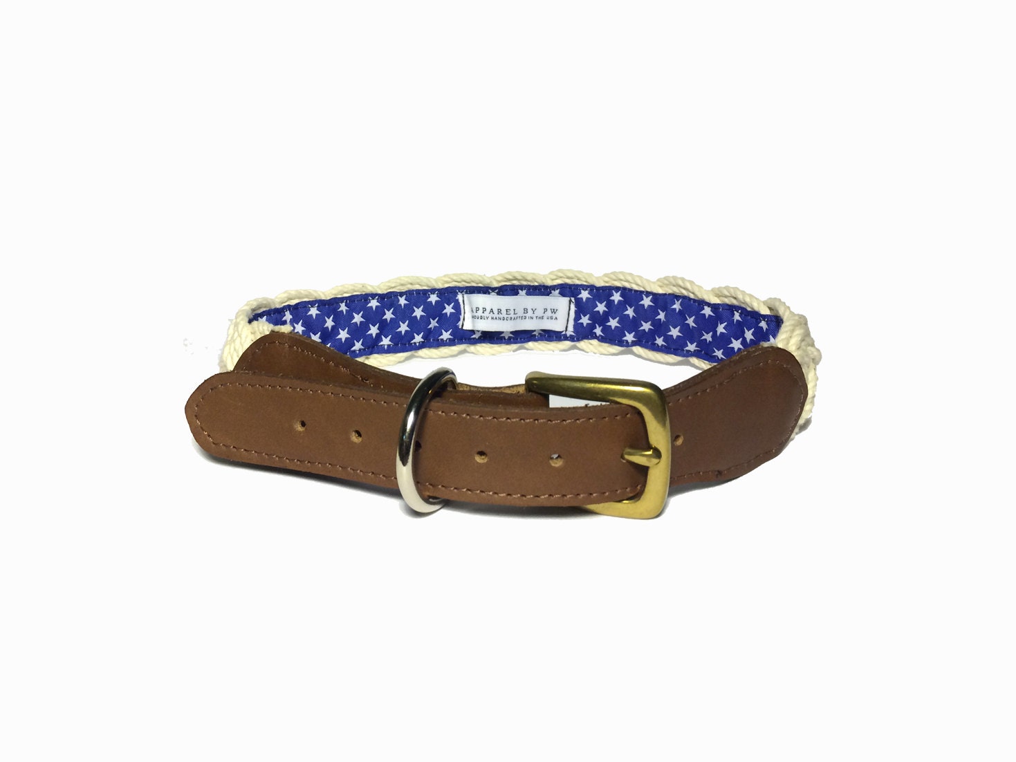 Nautical Rope Dog Collar