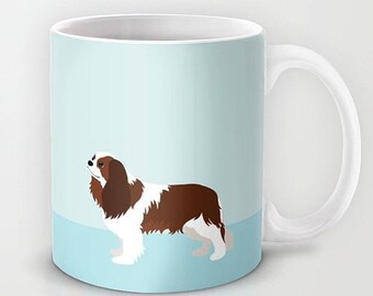 Personalized mug cup designed PinkMugNY - Cavalier King Charles Spaniel - Blenheim