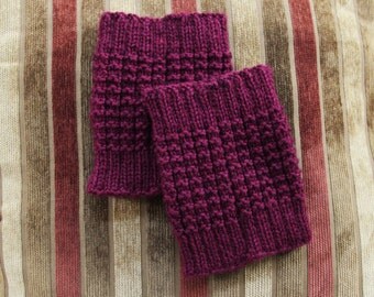 CUSTOM Boot Cuffs - Hand Knit - MADE 2 ORDER - Womens Boot Socks / Boot Topper - Various Colors