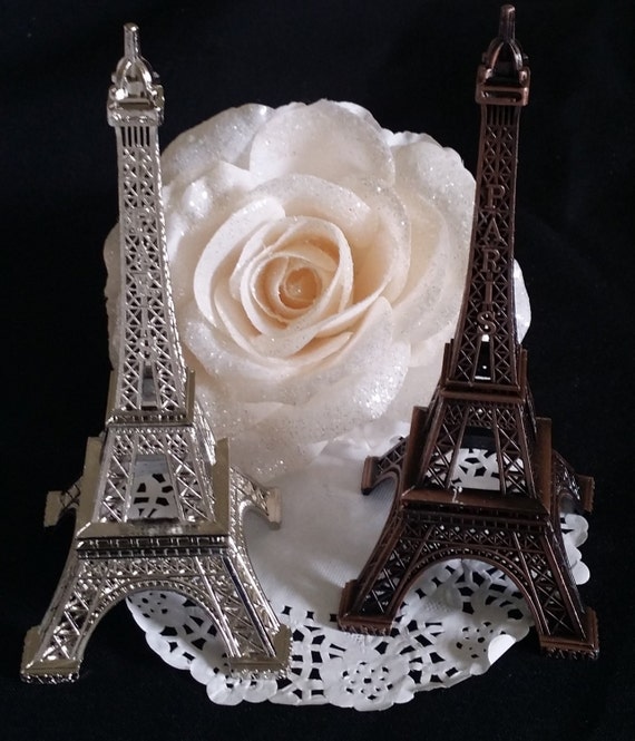 Eiffel Tower Paris Cake Topper Wedding Favor Paris Wedding