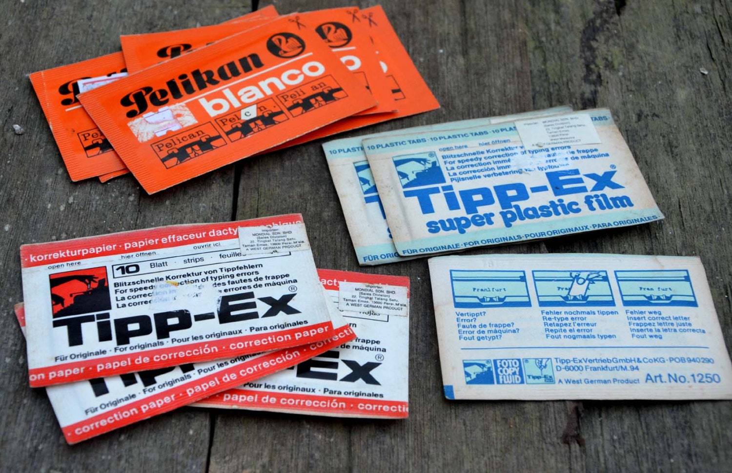 Vintage Typewriter TippEx Paper Correction Strips Tipp Ex