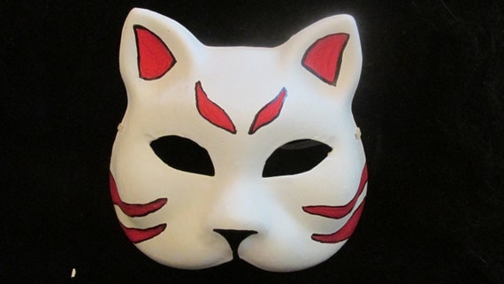 Naruto Anbu Mask. Cosplay Cat mask. Cosplay mask. Cosplay