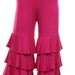 womens ruffle capris