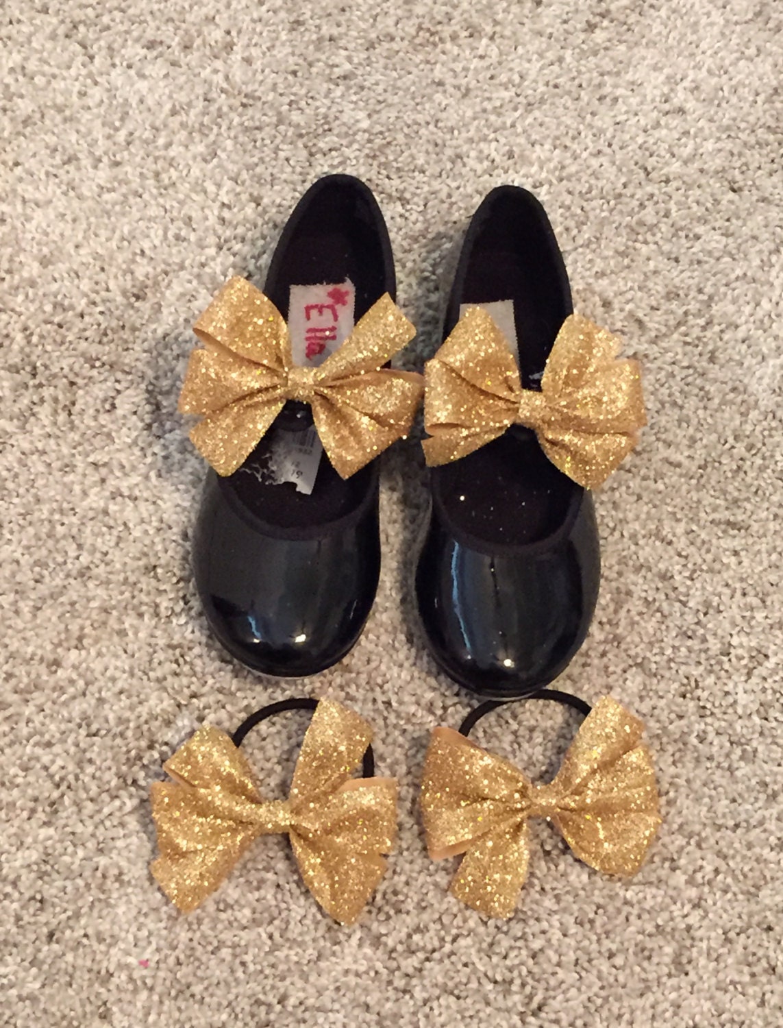 Bows for Tap Shoes Tap Shoe Bows by LittlePinkRainbows on Etsy