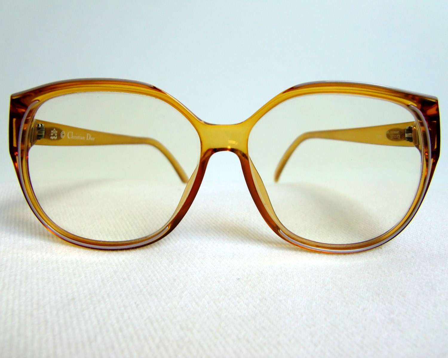 Vintage CHRISTIAN DIOR Glasses 2160 Amber by ArmoireAncienne