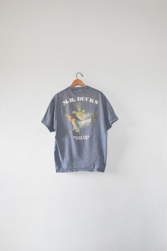 M.R. DUCKS TEE // size large // 90s // t-shirt // by GUTTERSHOP