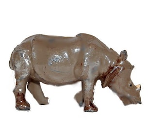 1930s Britains 960 Baby Rhinoceros in Lead