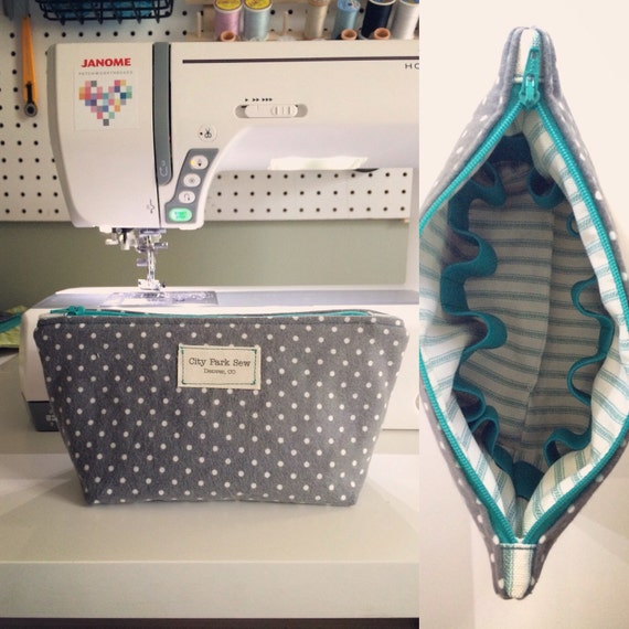 Essential Oils Zipper Pouch by CityParkSew on Etsy