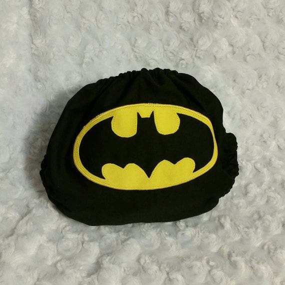 Batman Cloth Diaper Cover or Pocket Diaper- One-Size or Newborn, S, M, L