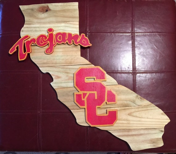 USC Trojans Pallet Wood State