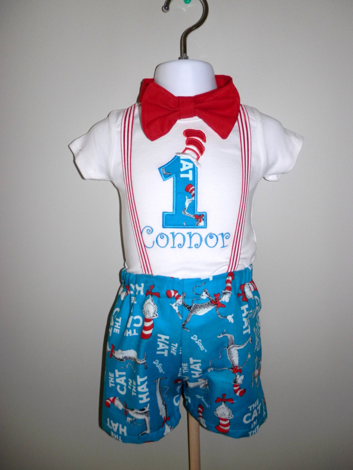 Cat in Hat Smash Cake Cat in the Hat Smash Cake Outfit with