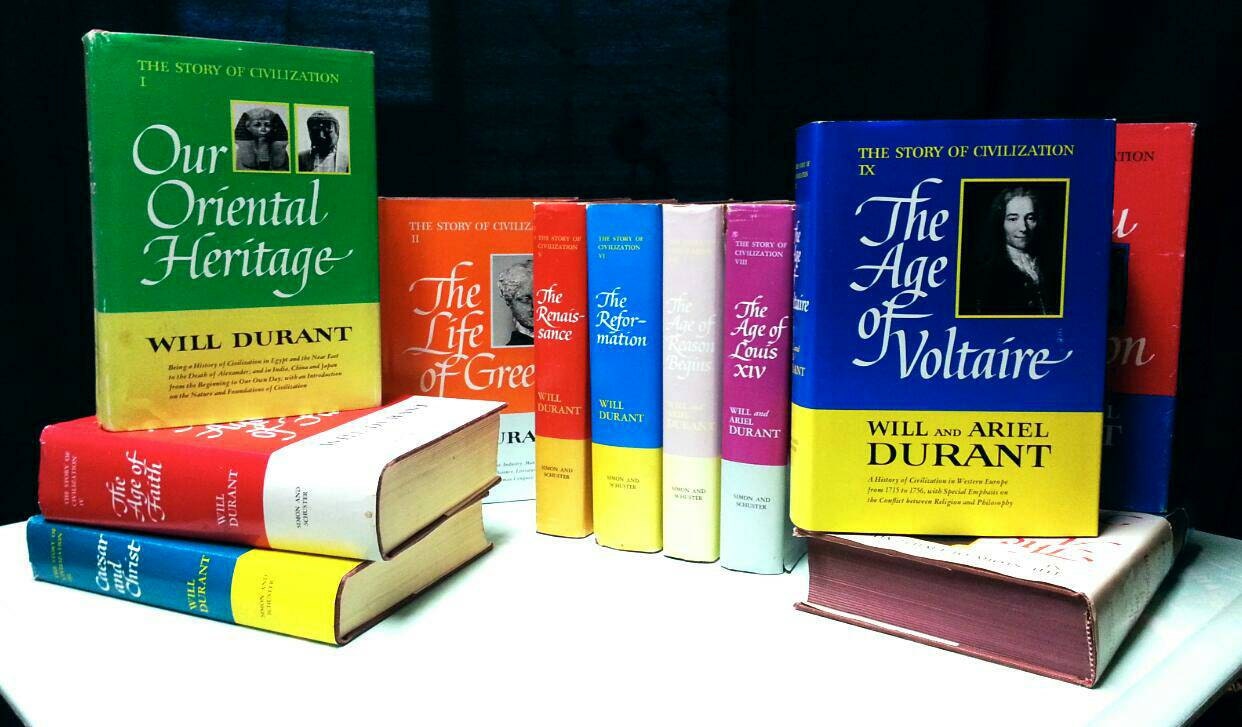 Will Durant and April Durant Book Series. The Story of