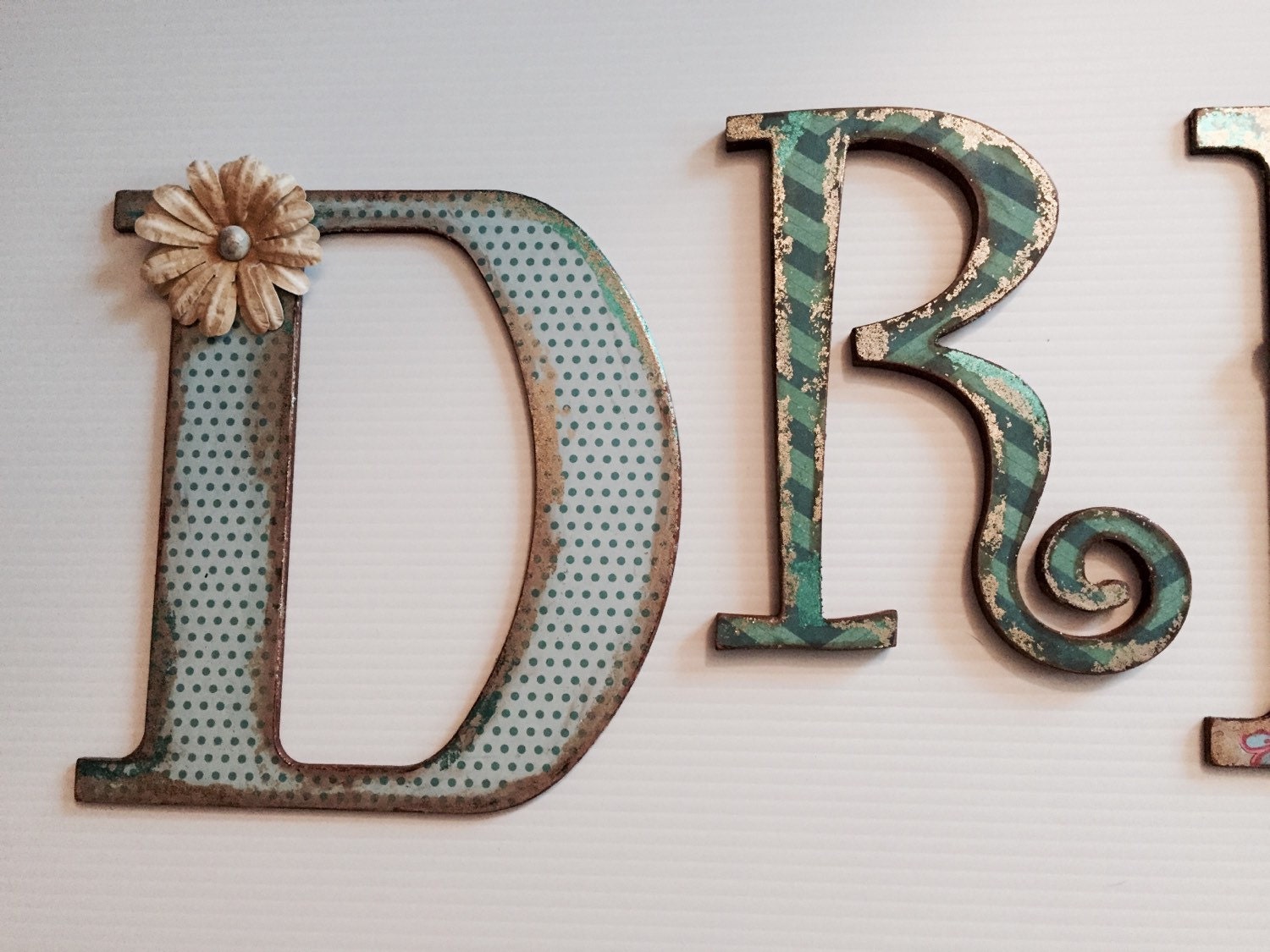 CUSTOM Decorative Wall Letters Wood letters by SweetEvieMaes