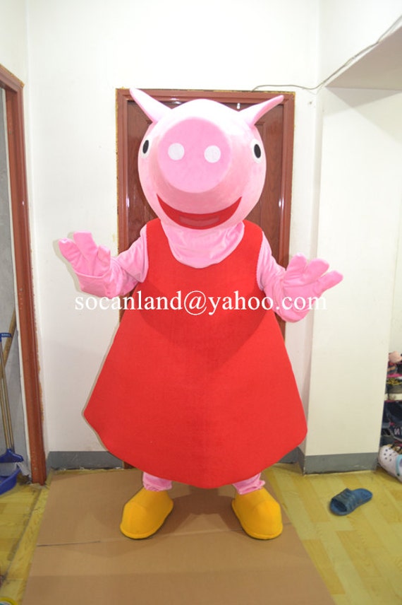 Peppa Pig Mascot CostumePeppa Pig Cosplay by cartoonmascotcostume