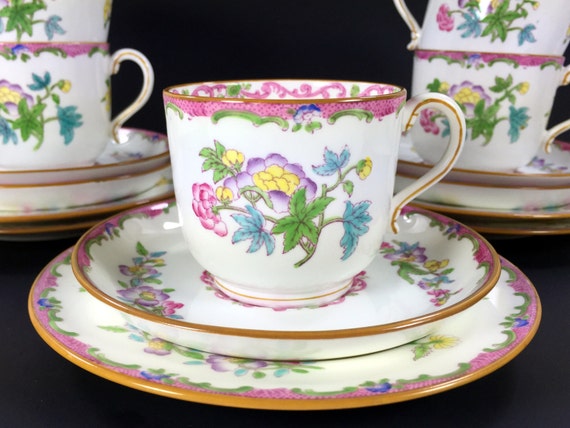 Teacup Trios Lot of Five