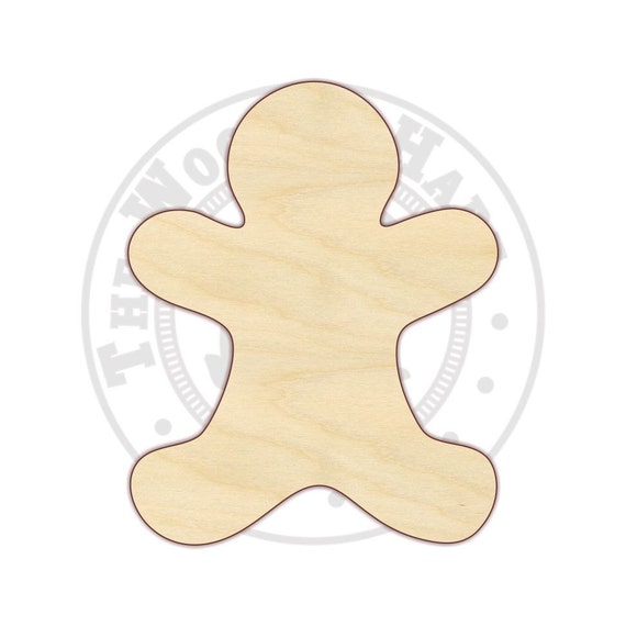 Gingerbread Man 416 Wood Cutout 170195