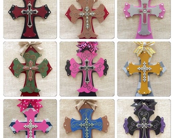 Wall Decor Crosses wooden decorative crosses custom order cross hand painted Wall Decor Crosses wooden decorative crosses custom order cross hand painted